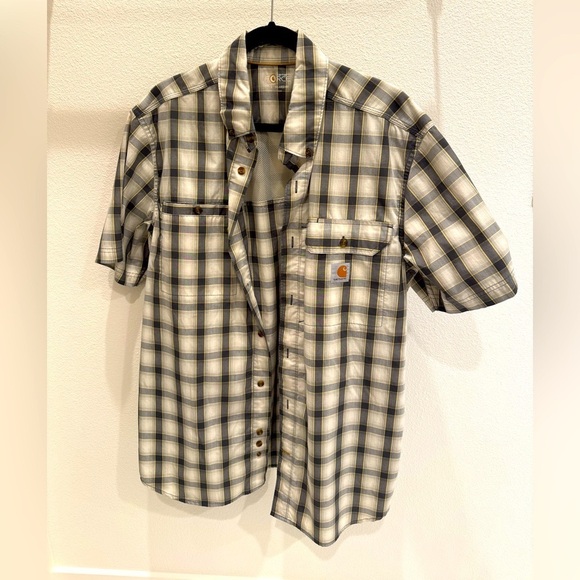 Carhartt Other - Carhartt Men's Force Plaid Button Down Shirt large